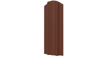 Штакетник Евротрапеция 117x0,45 мм, 8004 медно-коричневый матовый