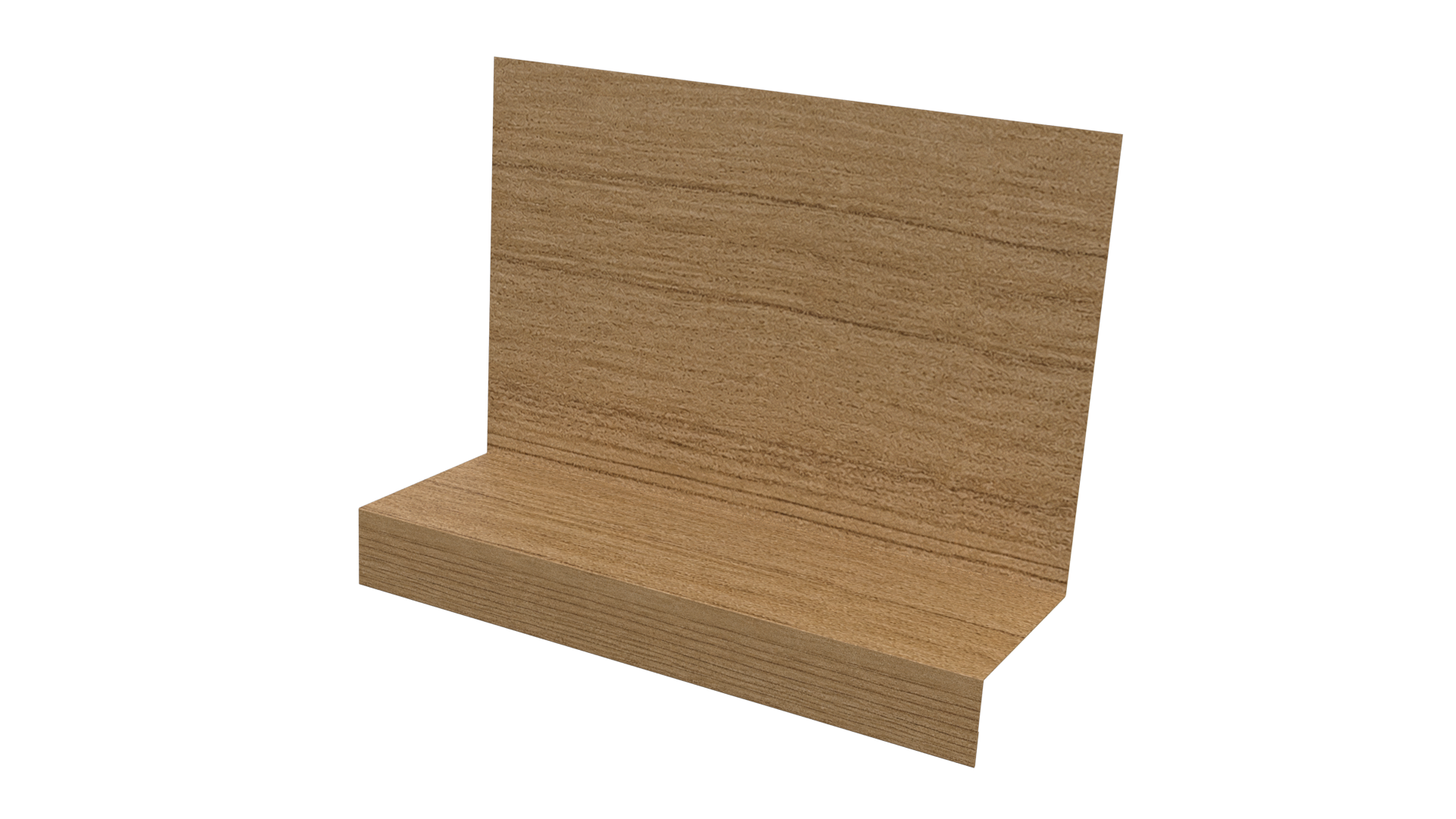Примыкание боковое фальц 25x65x130 мм, Орех 3D