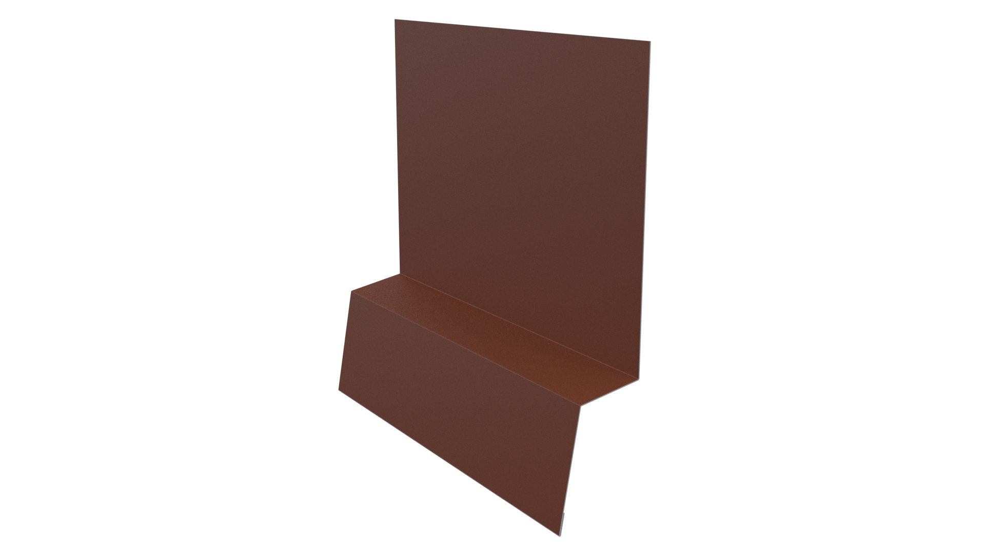 Планка стартовая фальц 135x30x55 мм, 8004 медно-коричневый матовый