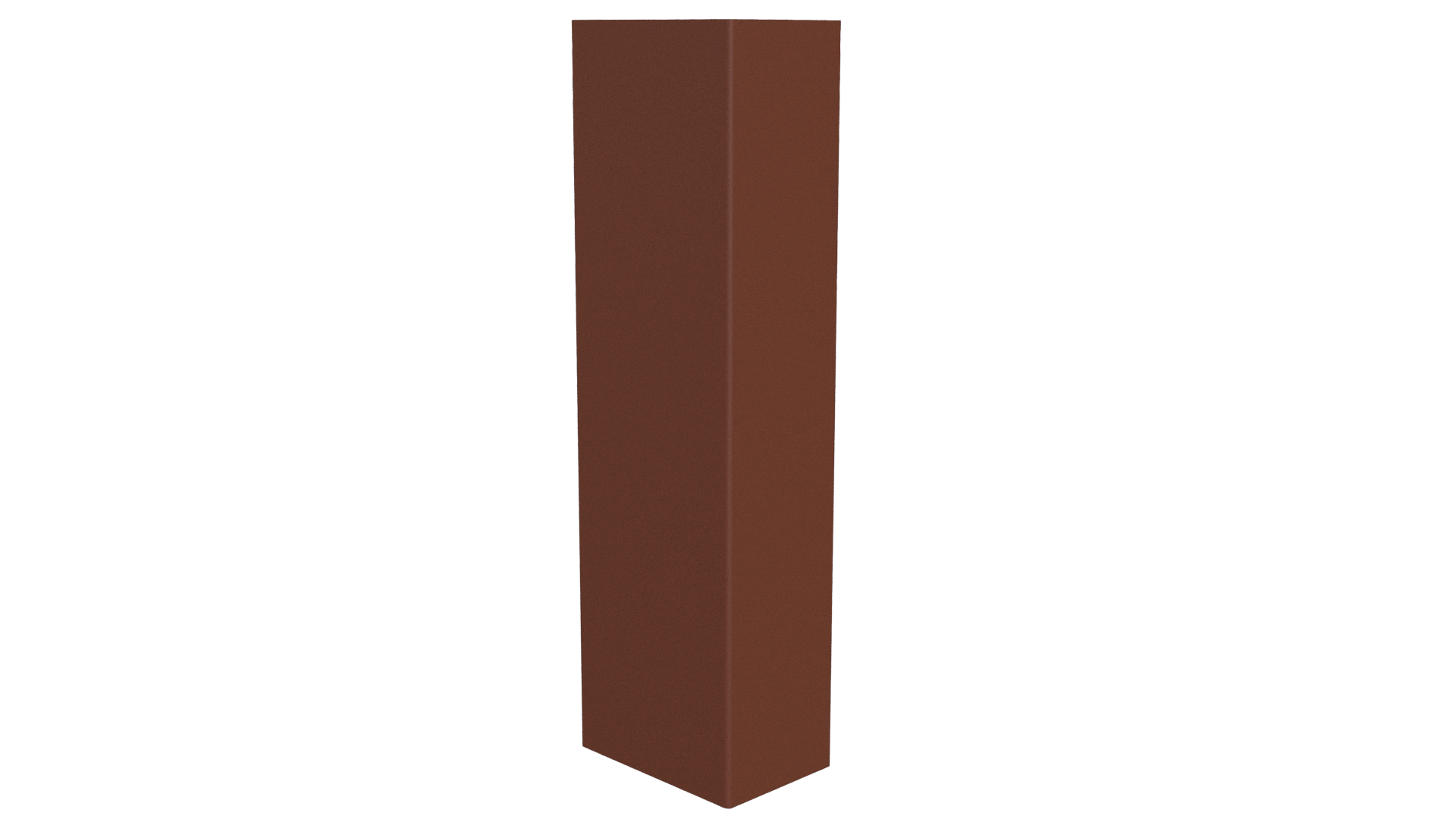 Стойка 40x60x40 мм, 8004 медно-коричневый матовый
