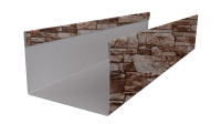 Стойка 40x60x40 мм, Дикий камень