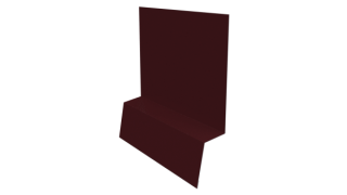 Планка стартовая фальц 135x30x55 мм, 3005 винно-красный глянцевый