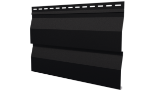 Корабельная доска 267/236x0,45 мм, 9005 черный янтарь матовый