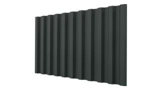 Профнастил С21 1051/1000x0,5 мм, 6009 пихтовый зелёный матовый