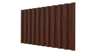 Профнастил С21 1051/1000х0,45 мм, Дуб Кельтик 3D