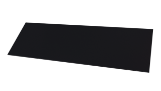 Планка завершающая 65x2000 мм, 9005 черный янтарь глянцевый
