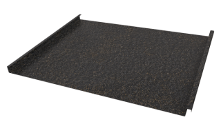 Фальцевая кровля 562/550x0,45 мм, Картэн тёмный