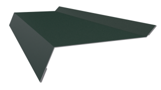 Планка примыкания в штробу 20x60x10 мм, 6005 зеленый мох матовый