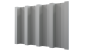 Профнастил Н60 902/845x0,7 мм, цинк
