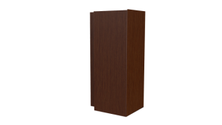 Планка угла наружного сложная Блок-хаус 110x110x2000 мм, Золотистый дуб 3D