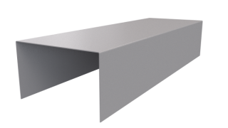 Крышка 40x65x40 мм, 7047 телегрей 4 глянцевый