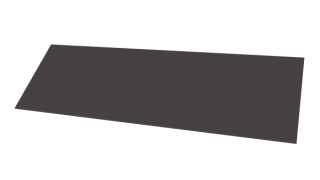 Планка завершающая 65x2000 мм, 8019 серо-коричневый глянцевый