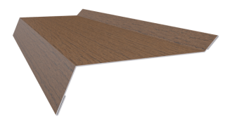 Планка примыкания в штробу 20x60x10 мм, Дуб Сантана 3D