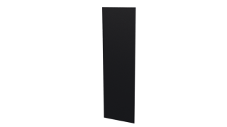 Планка стыковочная 60x2000 мм, 9005 черный янтарь матовый