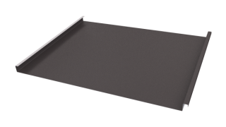 Фальцевая кровля 562/550x0,45 мм, 8019 серо-коричневый матовый