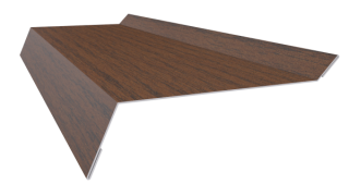 Планка примыкания в штробу 20x60x10 мм, Дуб Локарно 3D
