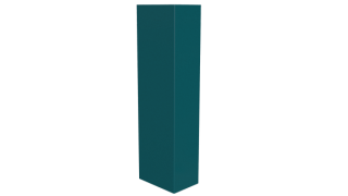 Стойка 40x60x40 мм, 5021 водная синь глянцевый