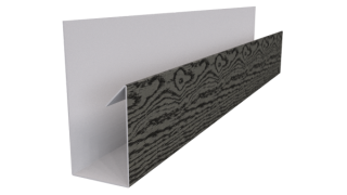 Планка П-образная Блок-хаус 30x30x2000 мм, Дуб Винтаж 3D