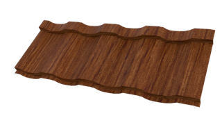 Профиль Орион 30 1200/1150x0,45 мм, Золотой орех 3D