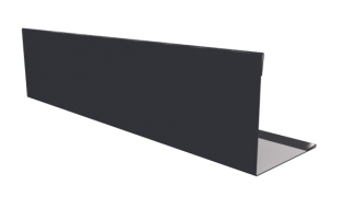 Планка завершающая 10x50x50x10 мм, 7024 графитовый серый PUR Pruf
