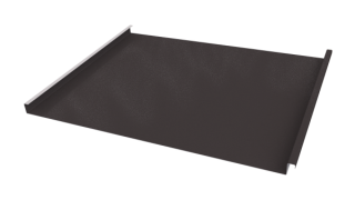 Фальцевая кровля 562/550x0,45 мм, 8019 серо-коричневый глянцевый