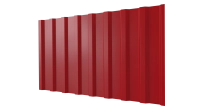 Профнастил С20B 1150/1100x0,45 мм, 3020 транспортный красный глянцевый