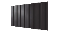 Профнастил С20A 1150/1100x0,45 мм, 8019 серо-коричневый глянцевый