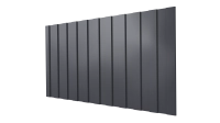 Профнастил С8 1200/1150x0,4 мм, 7024 графитовый серый глянцевый