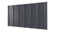 Профнастил НС16 1150/1100x0,5 мм, 7011 железно-серый глянцевый